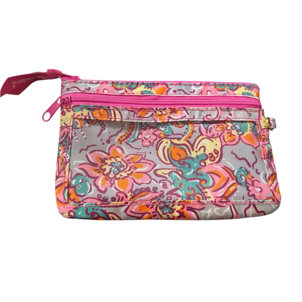 Simply Southern phone case wristlet Pink Floral